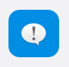 Governance information button with an exclamation-mark icon